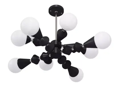 Chandeiler Dome V8 horizontal SKU 5990 Free 3D model