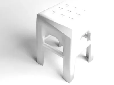 Stool 2 3D model