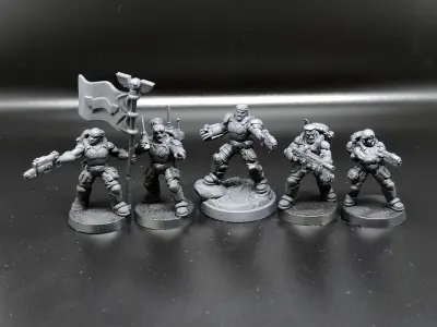 Scions of War Delta One 3D print model