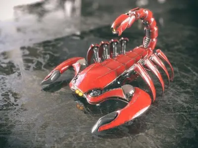 Mech Scorpion - Robots 3D model
