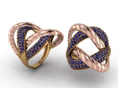 light gram ring-47 3D print model