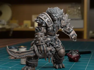 Bugbear Swords Pack - Pre supported 3D print model