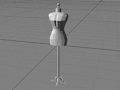 Mannequin - Dress Display 3D model