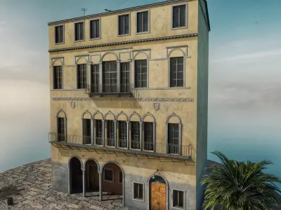 Italian living house 3D model