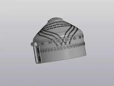 Kazakh yurt 3D print model