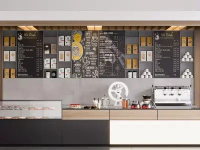 CAFE BAR NO20 A 3D model