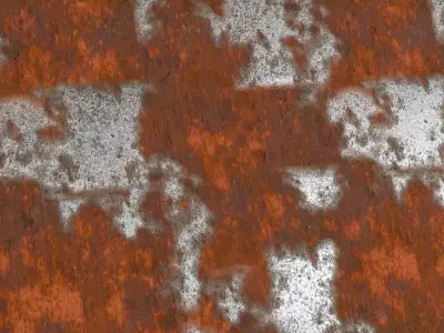 Rusty Extreme Metal Weathered PBR Seamless Texture