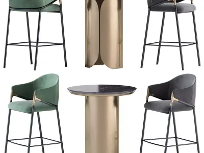 Euler Counter and Table 3D model