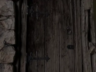 Door 04 Low-poly 3D model