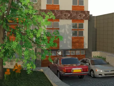 winston villa 3d model 3D model