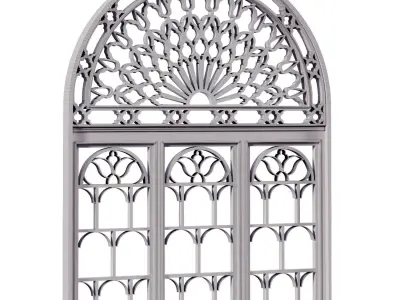 Turkish Orosi Window Set 137  STL 3D print model