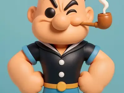 Popeye 3d Model 3D print model