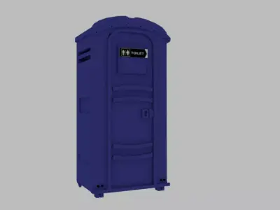 Portable Toilet 3D model