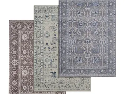 Rug Set 22 3D model purchase