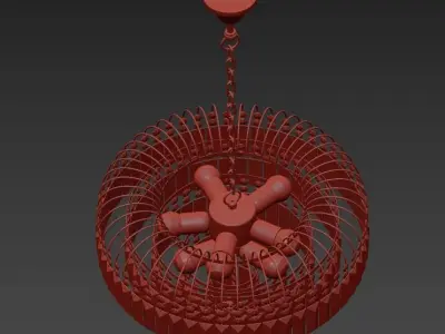 Chandelier Sabina E 1 5 46 100 N 3D model