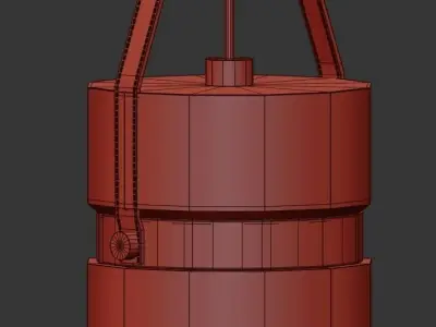Almonds pendant light 3D model