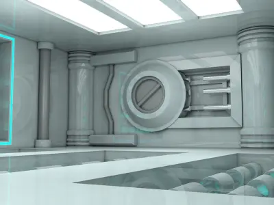 Sci Fi Room 3D model