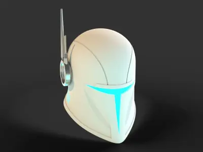 Custom Mandalorian Helmet 3D print model