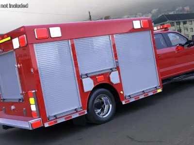  Light Rescue Truck Based on Ford F-550 Lariat 
