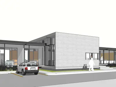 STORY OFFICE BUILDING Low-poly 3D model