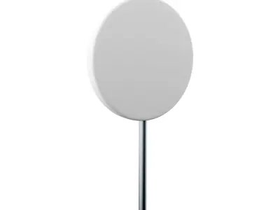 3d  No Right Turn Road Sign 3D model