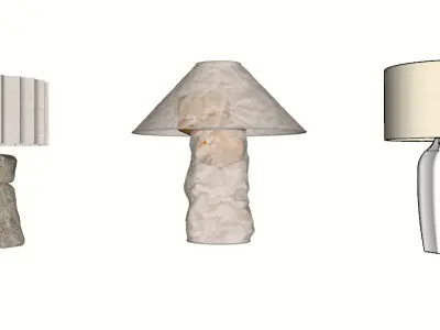 Serene Lighting Trio 3D model