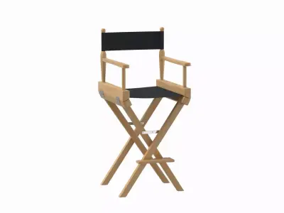 Movie Director Chair 3D model
