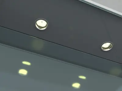 Glass Showcase Low-poly 3D model