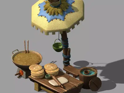 City - Terraces 3D model