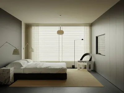 apartment interior scenes    3D model 4