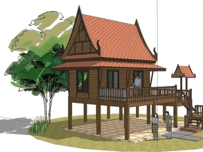 Creative Design-Holiday Cabin-0146 3D model