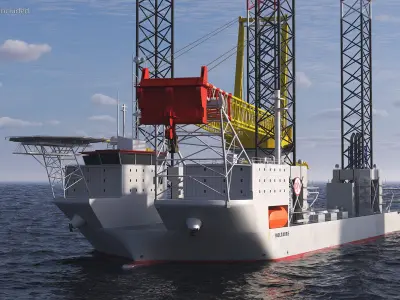  Voltaire Jack Up Vessels Offshore Wind Farm Installation 