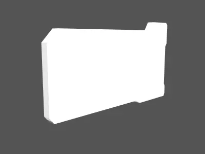 UHD High tech Graphical Interface v5 001 Low-poly 3D model