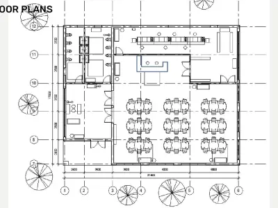 Canteen - Revit 3D model