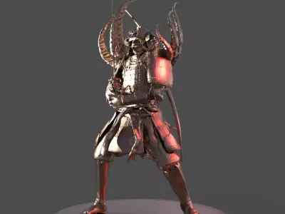 Arch Horned Demon Armour 3D model