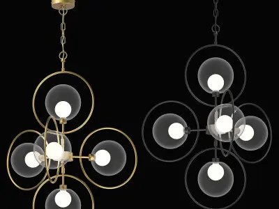 74505x Alfa Lightstar Chandelier 3D model