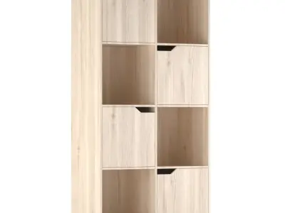 Cube Cupboard  Low-poly 3D model