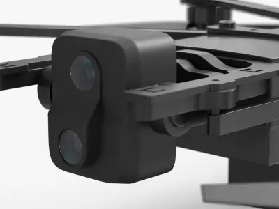  Military Surveillance UAV System Black 