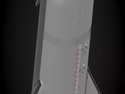 SpaceX Starship rocket 3D model