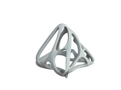 SciFi Cube Object No 61618 Low Poly Shape Low-poly 3D model