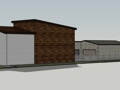Two Suburb Houses 3D model