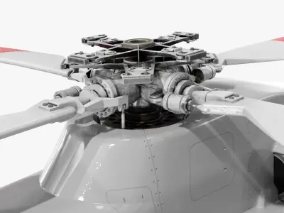  Twin-Engine Sikorsky S-76 Utility Helicopter Grey 