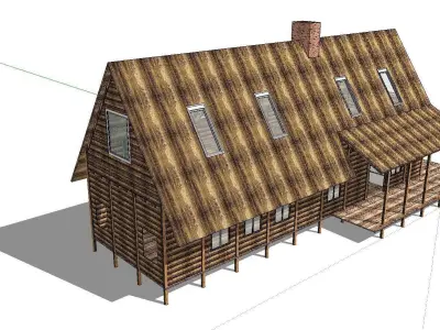 Creative Design-Holiday Cabin-098 3D model