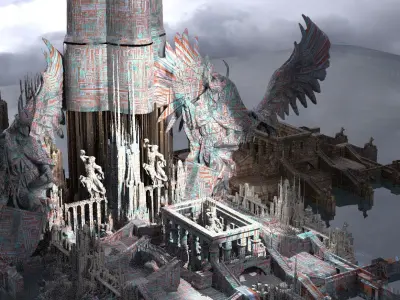 City of Fallen Angels Kit bash 3D model