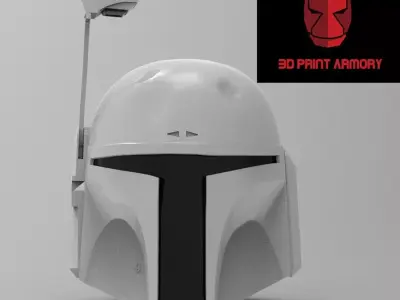 Boba Fett helmet Empire Strikes Back Accurate STL 3D print model