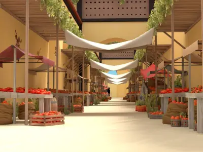Marketplace- Sand- East Low-poly 3D model