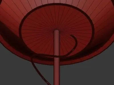 CASTORE four spheres hanging from ceiling 3D model