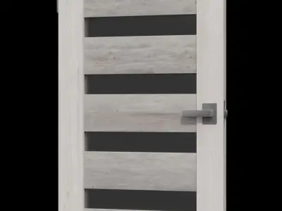 Modern Door Free 3D model
