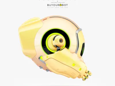 Dog walker XIII bot 3D model