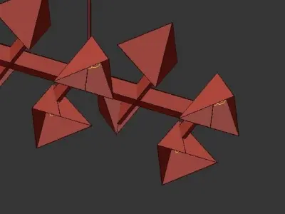 VICHY LINEAR CHANDELIER 3D model
